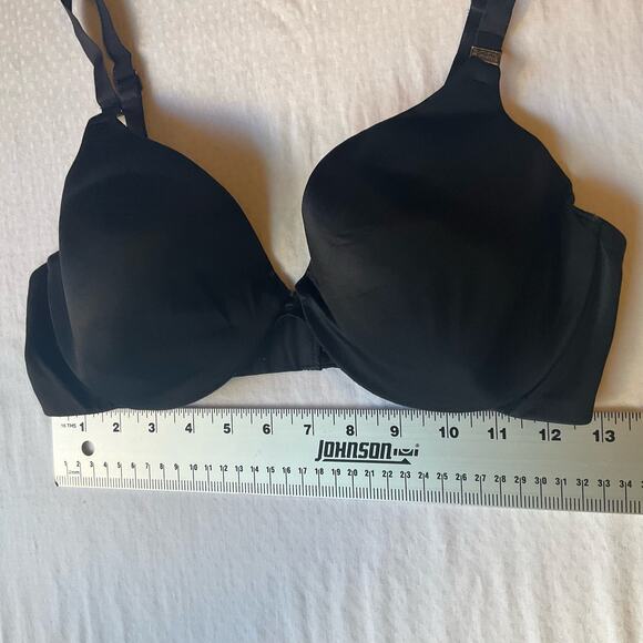 Body By Victoria Wired Bra size 38D, Solid Black, Smooth and Silky - Picture 2 of 8